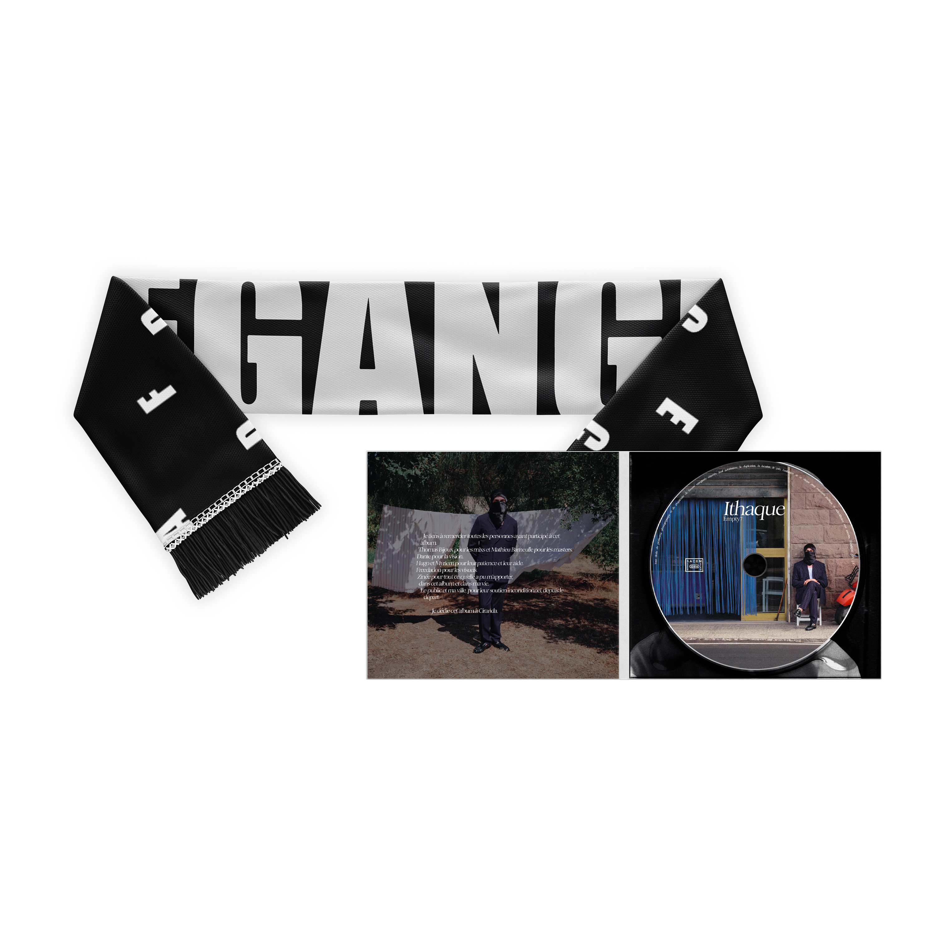 CD “Ithaque“ + Écharpe “pour le gang“